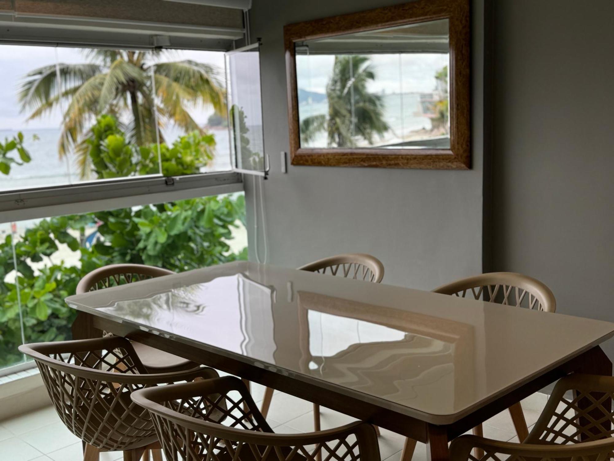 Apartamento Vista Para O Mar E Pe Na Areia Guarujá Zewnętrze zdjęcie