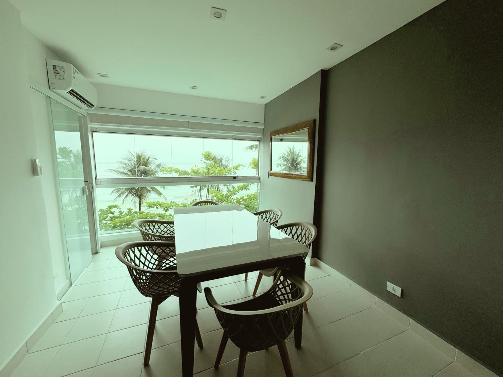 Apartamento Vista Para O Mar E Pe Na Areia Guarujá Zewnętrze zdjęcie